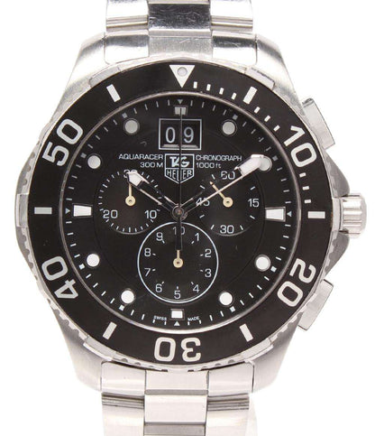 TAG HEUER 腕時計 アクアレーサー クオーツ ブラック CAN1010 メンズ タグホイヤー