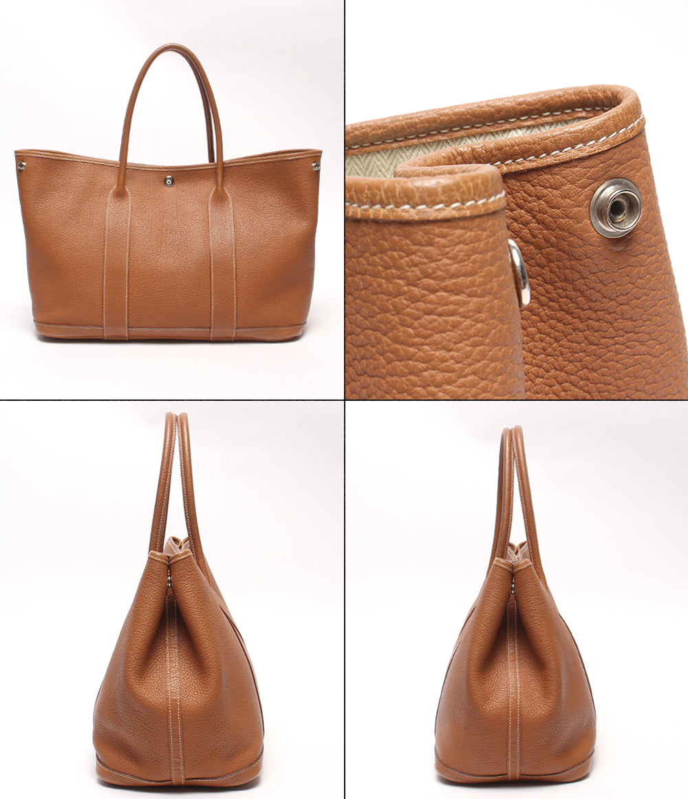 HERMES トートバッグ □N刻印 シルバー金具 トリヨンクレマンス ガーデンパーティPM レディース エルメス