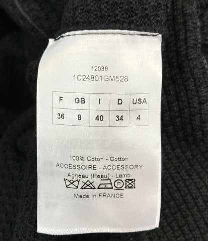 美品 Christian Dior ニットコート 1C24801GM528 レディース SIZE 36 (S) クリスチャンディオール