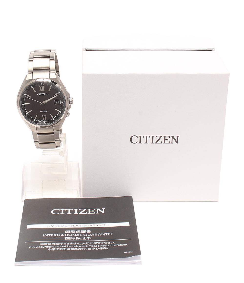 CITIZEN 腕時計 アテッサ ATTESA ソーラー ブラック H149-S125626 メンズ シチズン