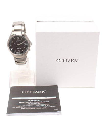 CITIZEN 腕時計 アテッサ ATTESA ソーラー ブラック H149-S125626 メンズ シチズン