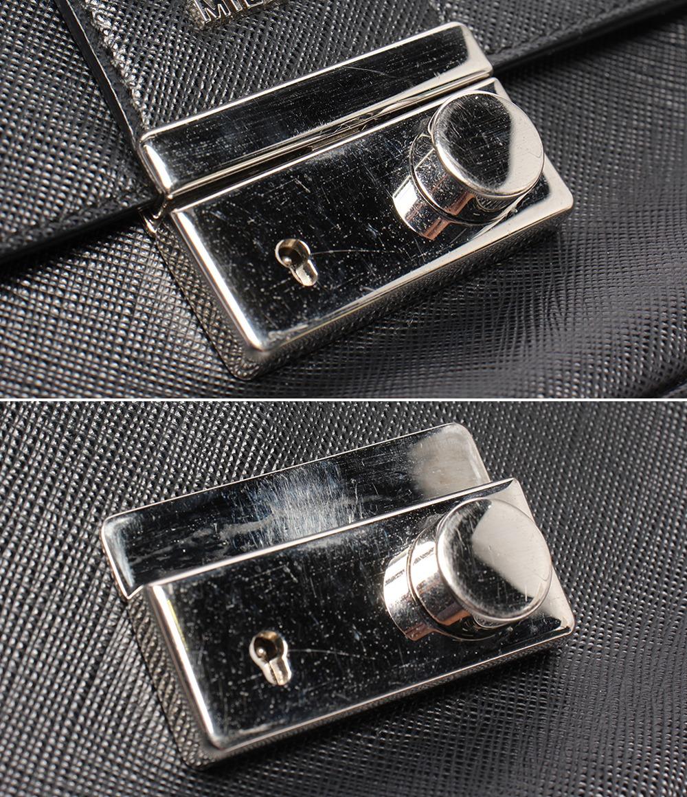 PRADA チェーンショルダーバッグ 斜め掛け 肩掛け サフィアーノ 1BD298 レディース プラダ