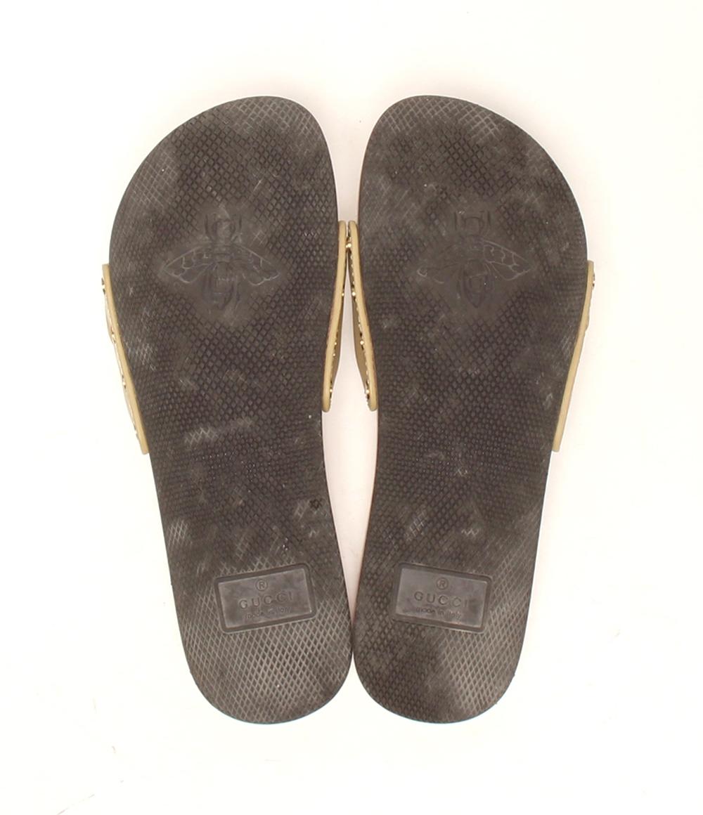 グッチ ウッドスライドサンダル インターロッキング レディース SIZE 37 (L) GUCCI