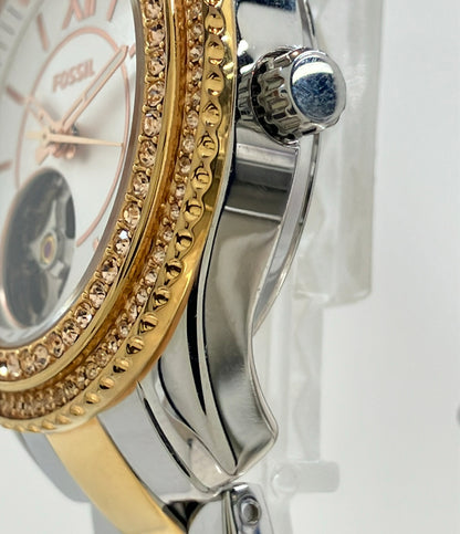 FOSSIL 腕時計 自動巻き シルバー ME3214 レディース フォッシル