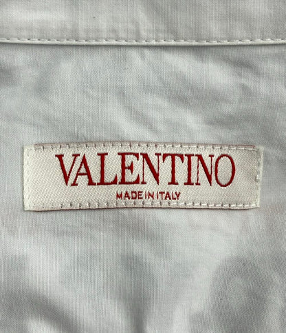 ヴァレンティノ マニフェスト クロスワードプリント長袖シャツ メンズ SIZE 40 (M) VALENTINO