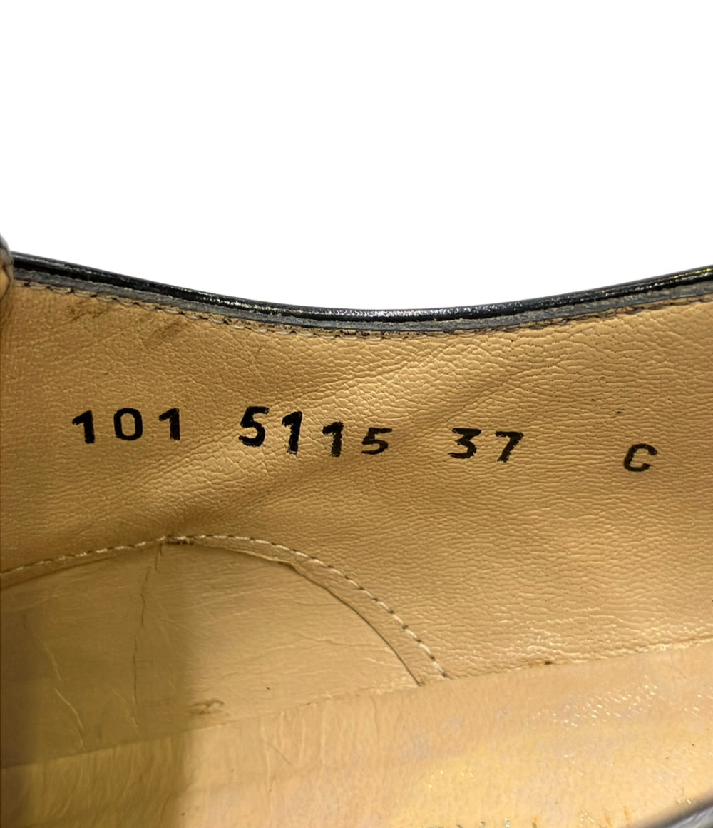 GUCCI スクエアトゥレースアップシューズ 101 5115 レディース SIZE 37 (23.5cm) グッチ