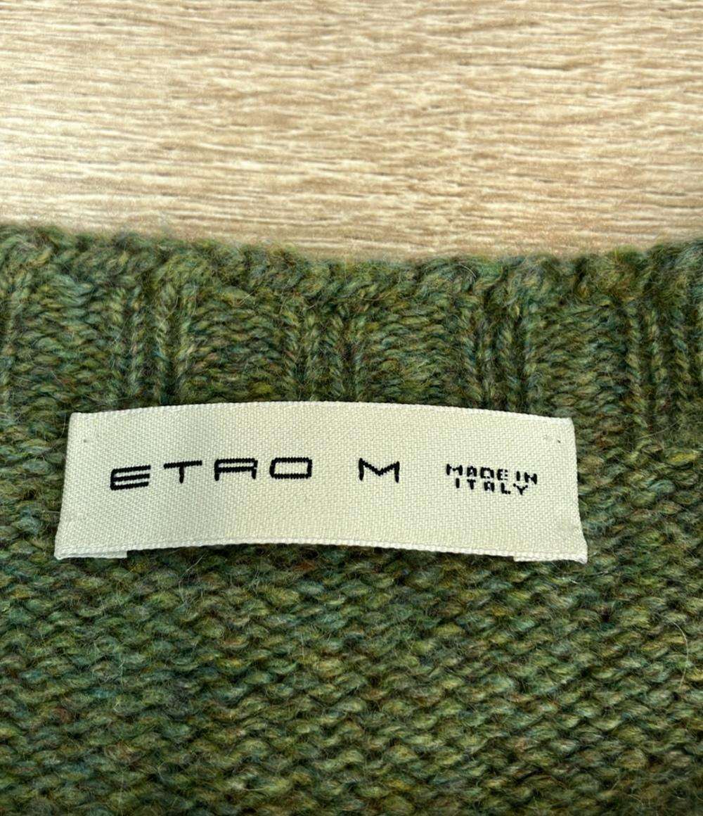 ETRO 長袖ニット カシミア100% 172-1M500-9626 メンズ SIZE M エトロ