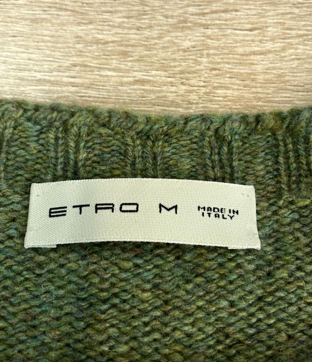 エトロ 長袖ニット カシミア100% 172-1M500-9626 メンズ SIZE M ETRO ETRO 長袖ニット カシミア100% 172-1M500-9626 メンズ SIZE M エトロ