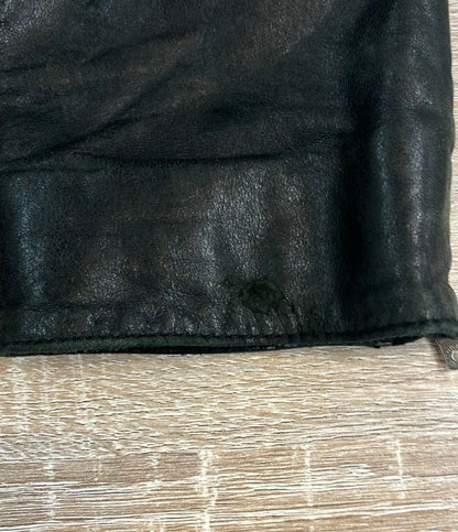 訳あり UNITED ARROWS シングルライダースジャケット 1125-199-3843 レディース SIZE S ユナイテッドアローズ