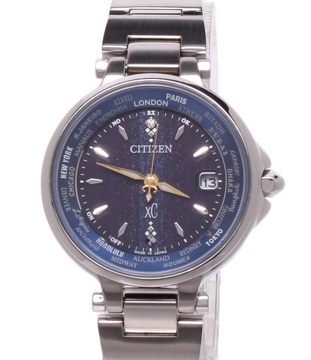 CITIZEN 腕時計 クロスシー xC ハッピーライト ソーラー電波 ブルー H246-T024726 レディース シチズン