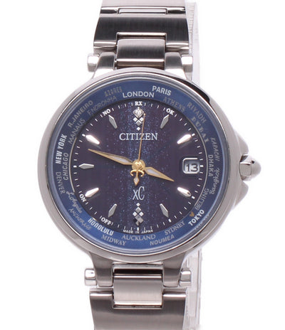 CITIZEN 腕時計 クロスシー xC ハッピーライト ソーラー電波 ブルー H246-T024726 レディース シチズン