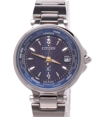 CITIZEN 腕時計 クロスシー xC ハッピーライト ソーラー電波 ブルー H246-T024726 レディース シチズン