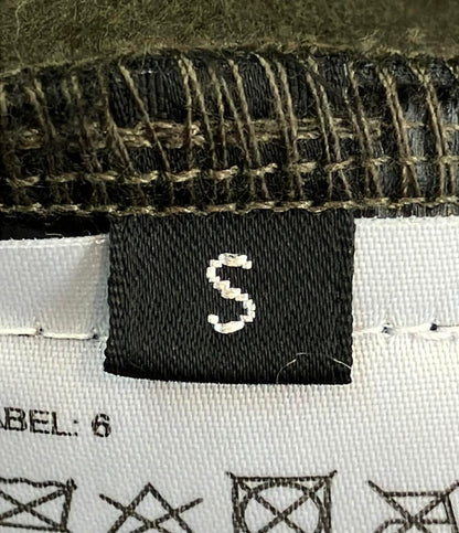 BALMAIN ジップ バイカー スウェット メンズ SIZE S バルマン