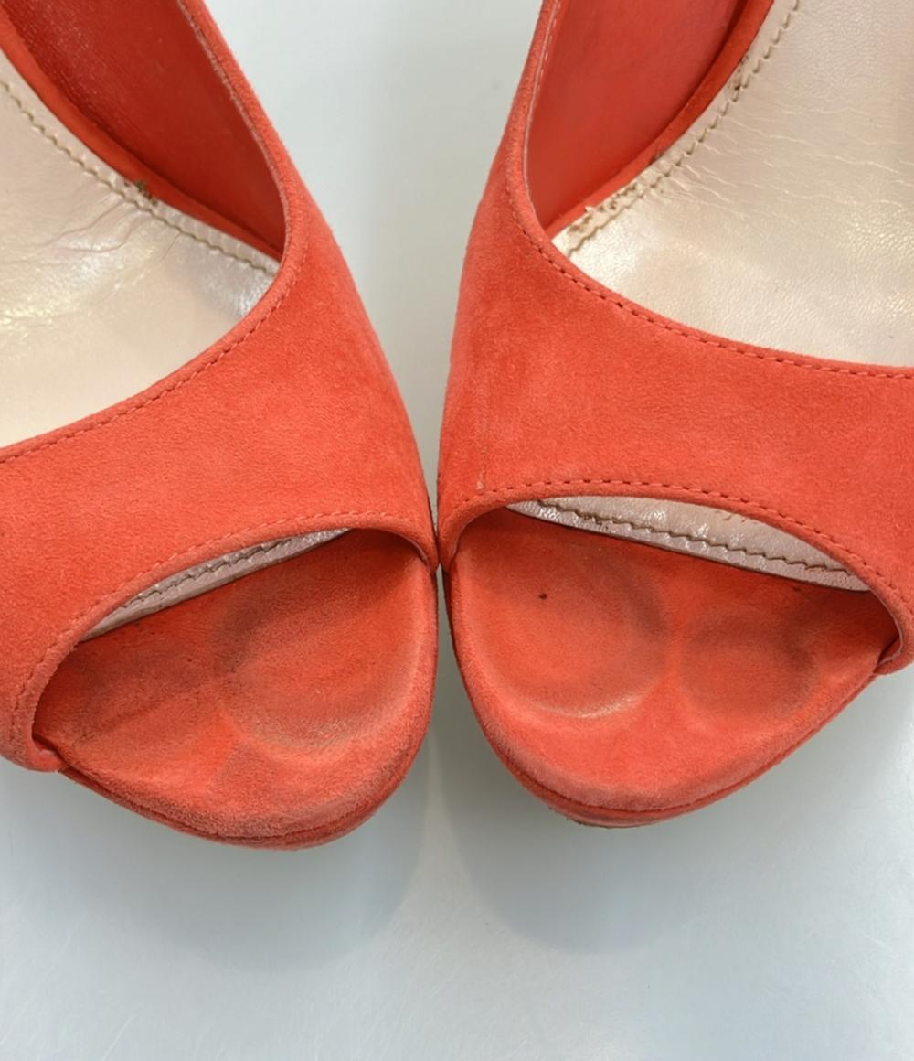 ミュウ ミュウ オープントゥパンプス レディース SIZE 38 (XL) Miu Miu
