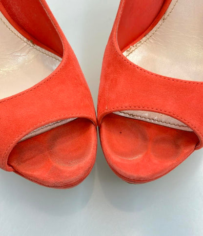 ミュウ ミュウ オープントゥパンプス レディース SIZE 38 (XL) Miu Miu