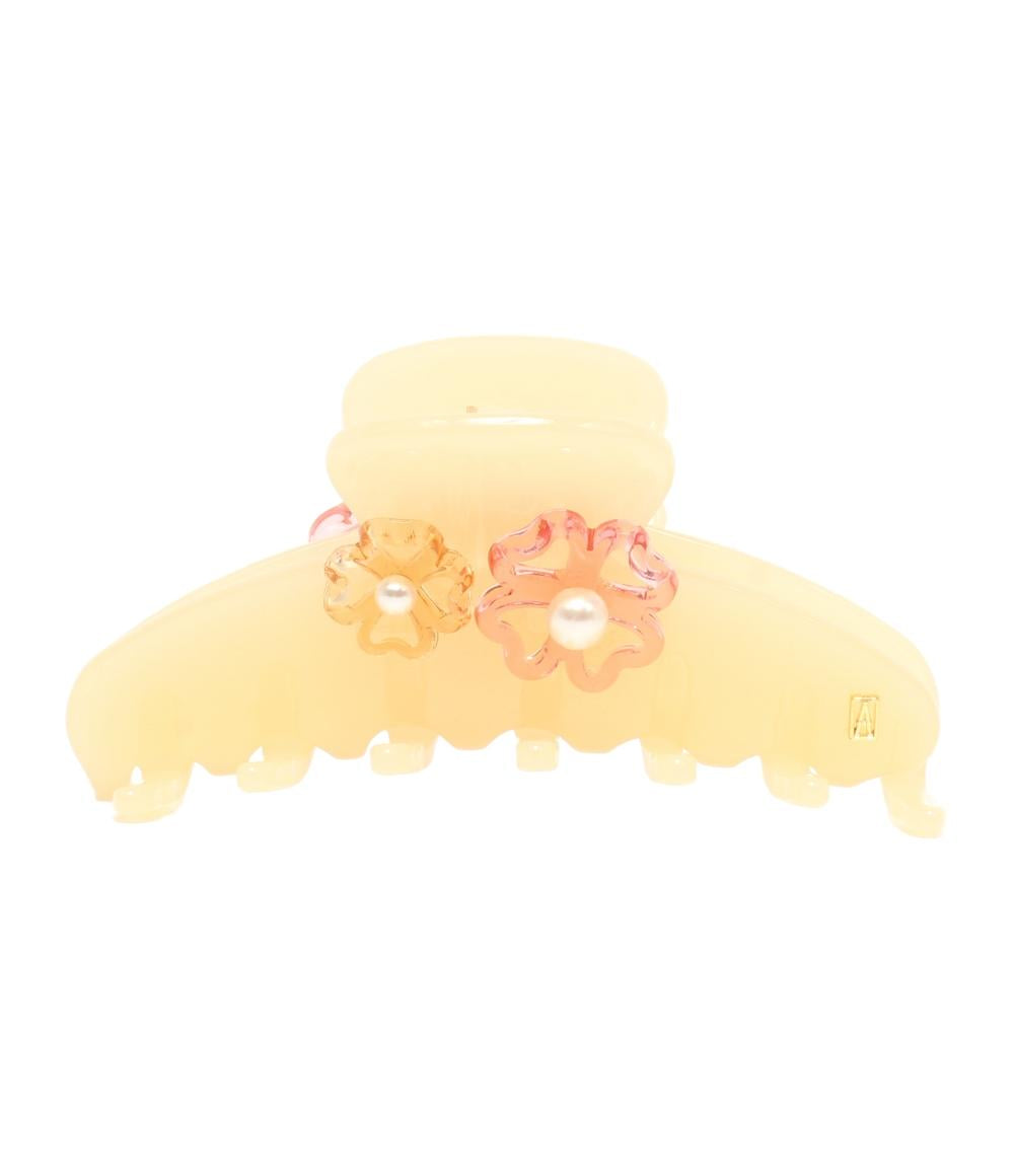 美品 ALEXANDRE DE PARIS ヘアクリップ ヘアアクセサリー フラワーモチーフ レディース アレクサンドル ドゥ パリ
