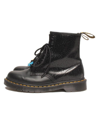 美品 Dr.Martens ワークブーツ ショートブーツ キース・へリング レディース SIZE 8 (XL) ドクターマーチン