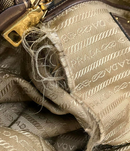 PRADA 2WAY ハンドバッグ ショルダーバッグ 斜め掛け レディース プラダ