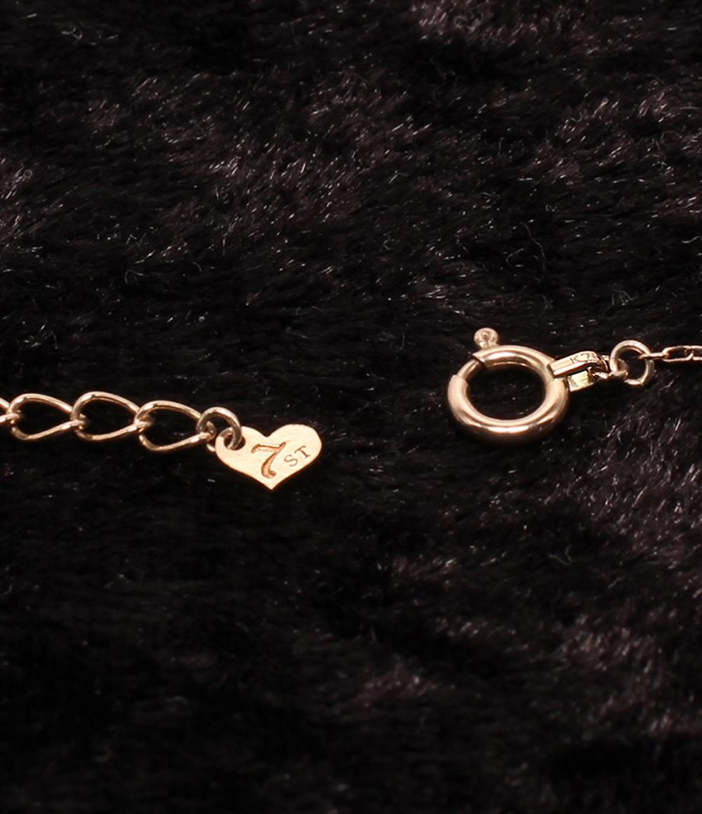 美品 Samantha Tiara ネックレス K7 ローズクオーツ ハートモチーフ レディース サマンサティアラ