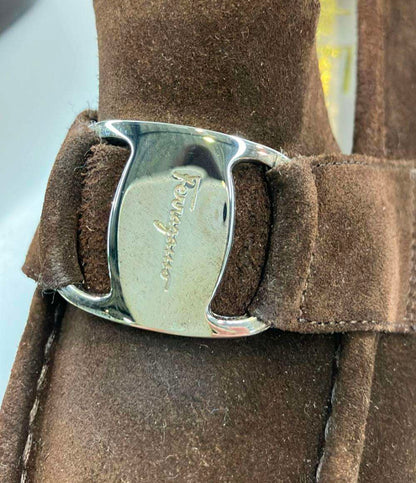 Salvatore Ferragamo ローファー スエード ガンチーニ レディース SIZE 6 (23.5cm) サルヴァトーレフェラガモ
