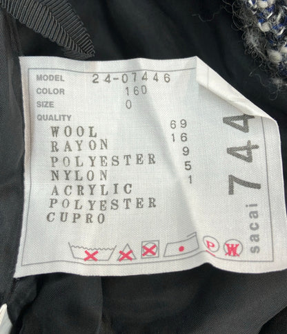 Sacai ツイードスカート ラップスカート 24-07446 レディース SIZE 0 (S) サカイ