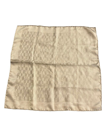 美品 エルメス ハンカチ スカーフ シルク100% Hロゴ レディース HERMES