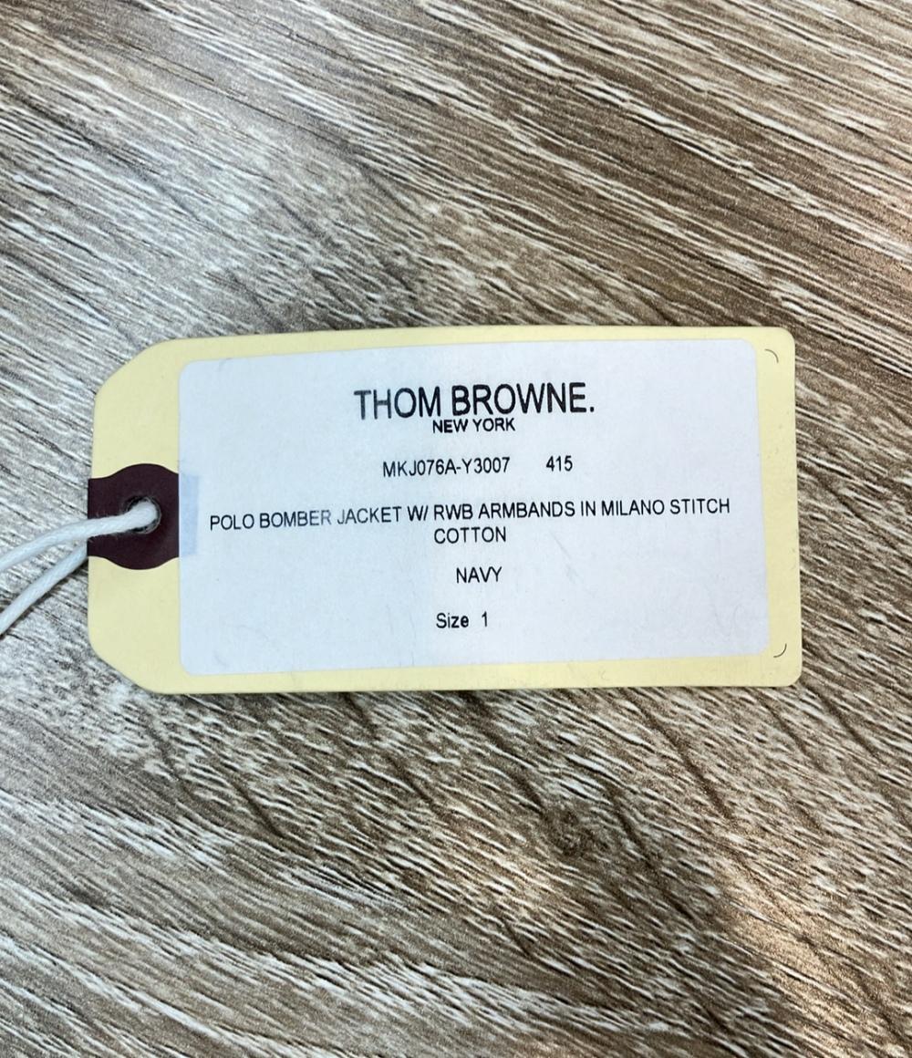 THOM BROWNE ジャケット ニット POLO BOMBER JKT インポート MKJ076A-Y3007-415 メンズ SIZE 1 (S) トムブラウン