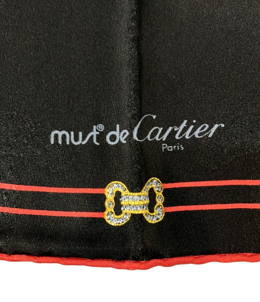 Cartier カルティエ スカーフ シルク100% ストール フランス製 楽天市場】【中古】カルティエ マスト ドゥ スカーフ シルク100