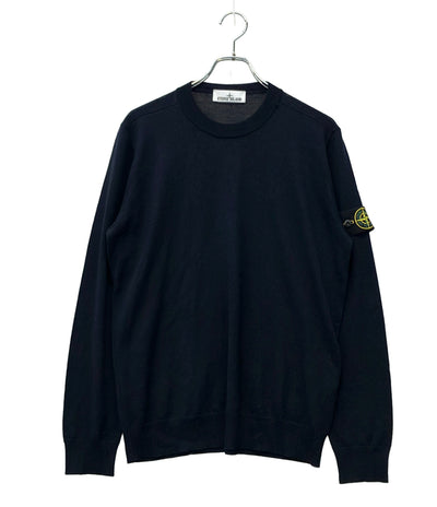 STONE ISLAND 長袖ニット クールネック ロゴパッチクルーネックジャンパー K2S155100071S00C4 メンズ SIZE M ストーンアイランド