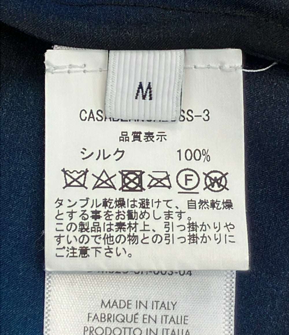 Casablanca 半袖 ラ・プレモニション シルクシャツ メンズ SIZE M カサブランカ