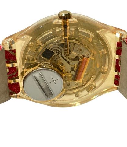 Swatch 腕時計 クオーツ ピンク ユニセックス スウォッチ