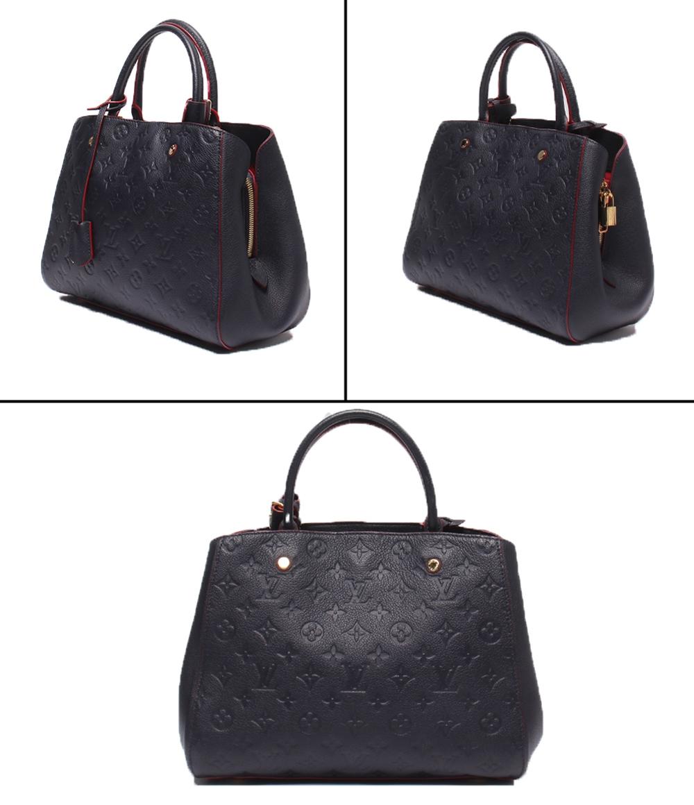 美品 LOUIS VUITTON 2wayハンドバッグ ショルダーバッグ 肩掛け モンテーニュMM アンプラント M42746 レディース ルイ・ヴィトン