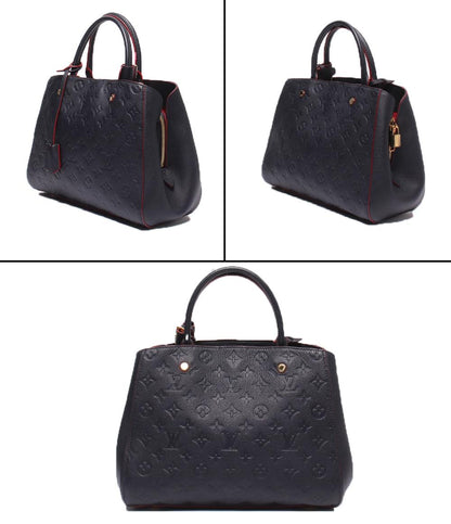 美品 LOUIS VUITTON 2wayハンドバッグ ショルダーバッグ 肩掛け モンテーニュMM アンプラント M42746 レディース ルイ・ヴィトン