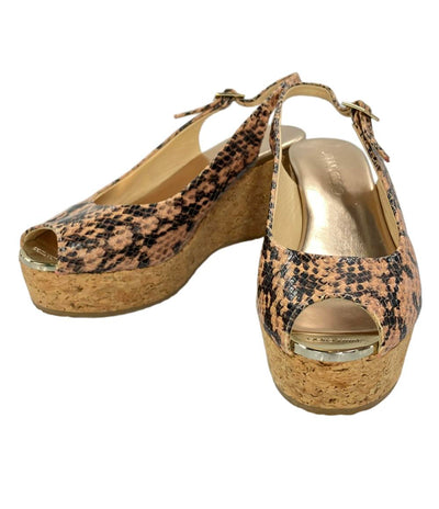 ジミーチュウ ウェッジソールサンダル レディース SIZE 38 (XL) Jimmy Choo