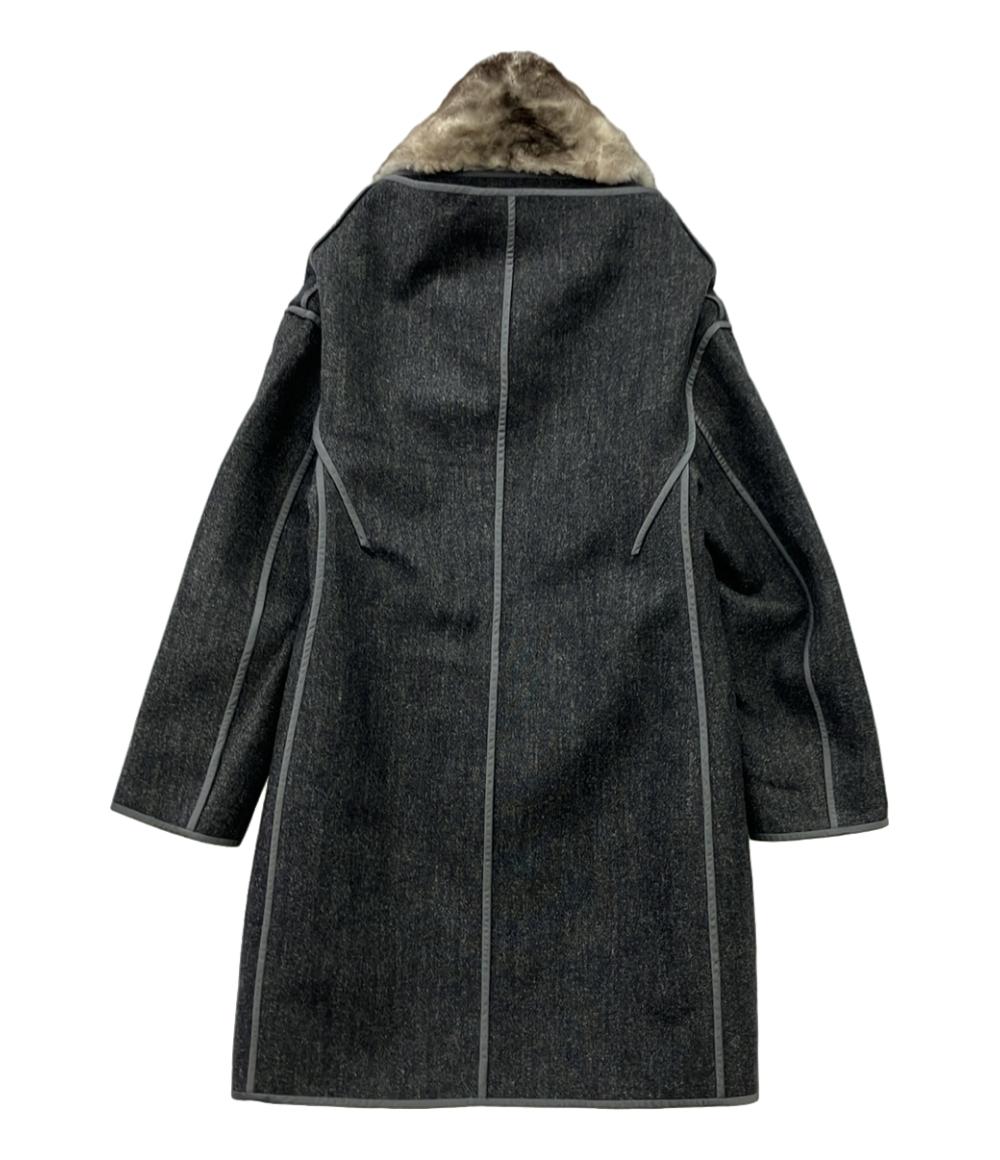 MOSCHINO コート ファー付き レディース SIZE 42 (M) モスキーノ