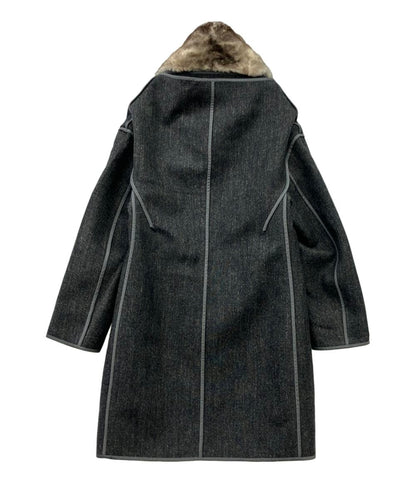 MOSCHINO コート ファー付き レディース SIZE 42 (M) モスキーノ