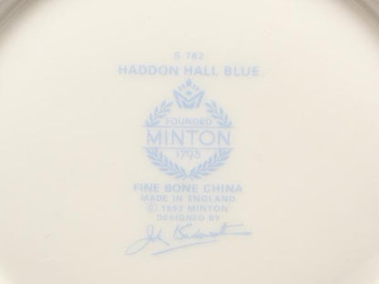 美品 ミントン カップ＆ソーサー ハドンホール ブルー Minton