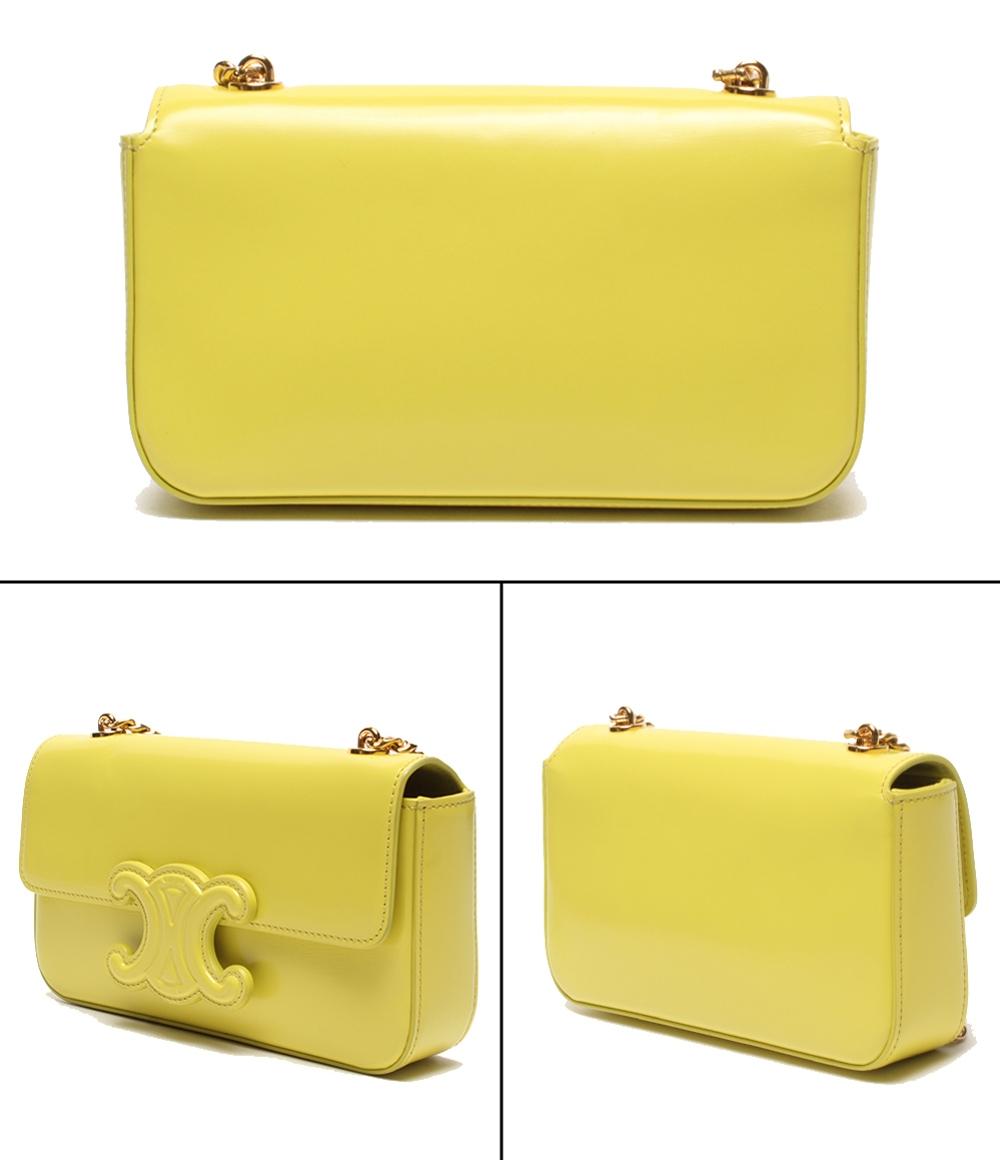 CELINE チェーンショルダーバッグ 肩掛け トリオンフ レディース