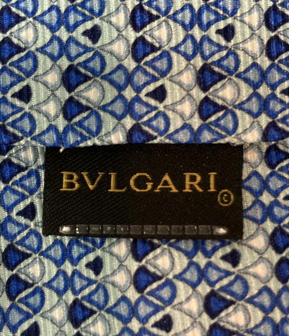 ブルガリ ネクタイ シルク100% メンズ BVLGARI