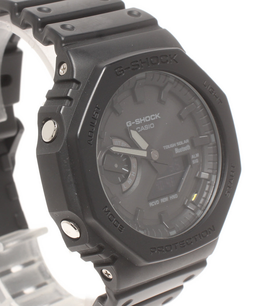 美品 CASIO 腕時計 G-SHOCK ソーラー ブラック GA-B2100 メンズ カシオ