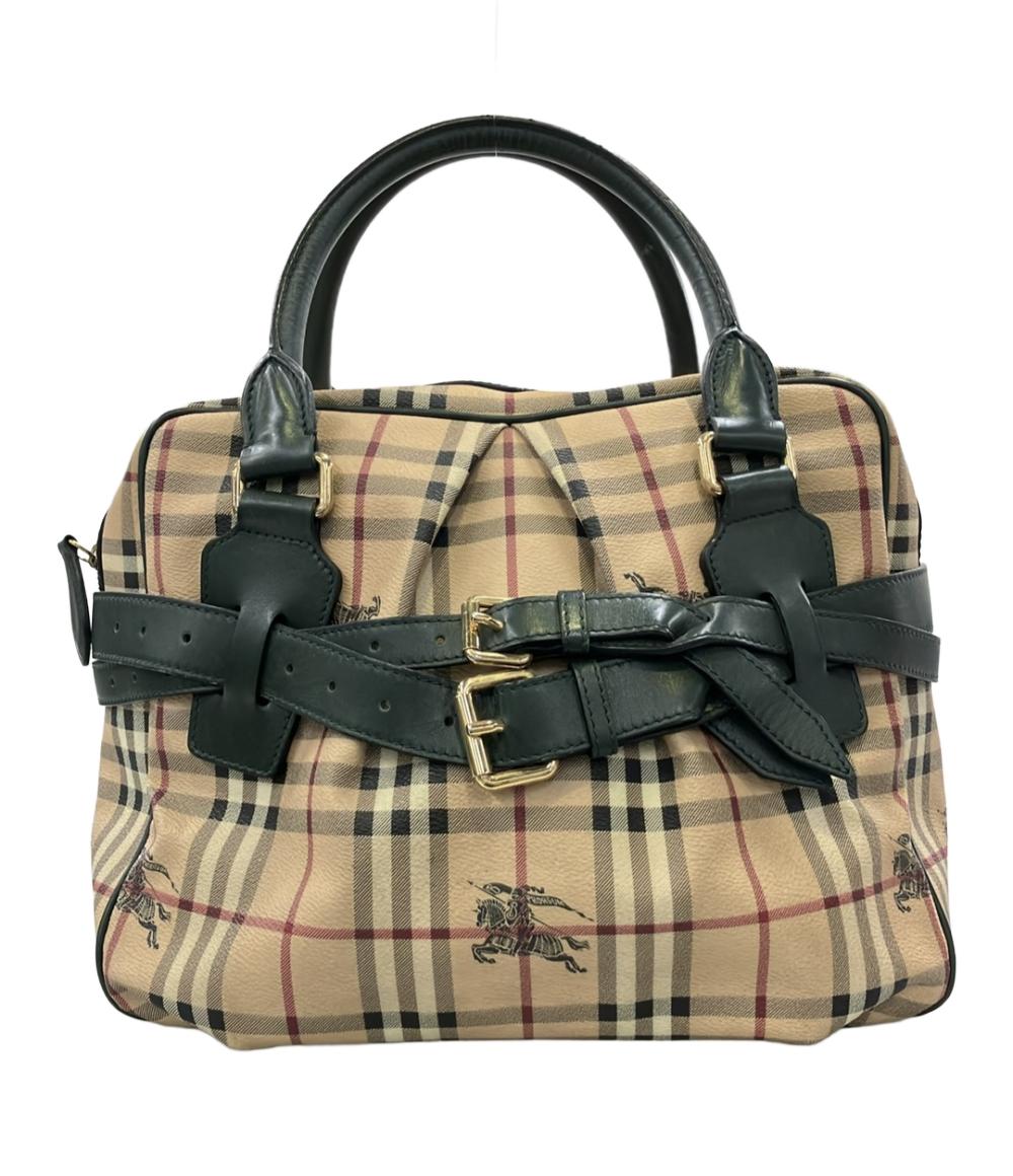 BURBERRY トートバッグ ハンドバッグ ノバチェック レディース バーバリー
