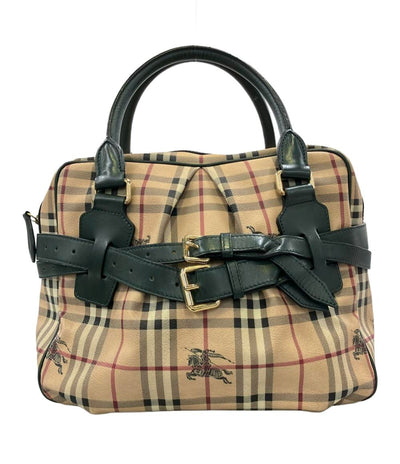 BURBERRY トートバッグ ハンドバッグ ノバチェック レディース バーバリー