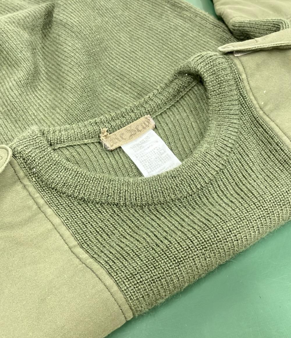 リソウ 切り替えニットセーター メンズ ReSew