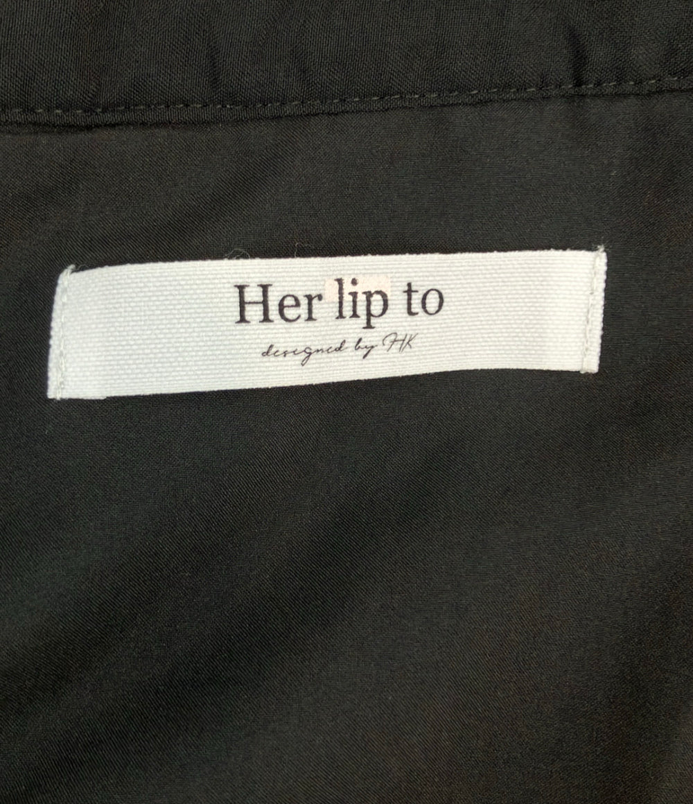 Her lip to ノースリーブワンピース Scala Lace-Trimmed Dress 1242305152 レディース SIZE S ハーリップトゥ