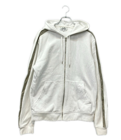 HERMES フーデッドジップアップ ランHパーカ 31-5754 メンズ SIZE L エルメス