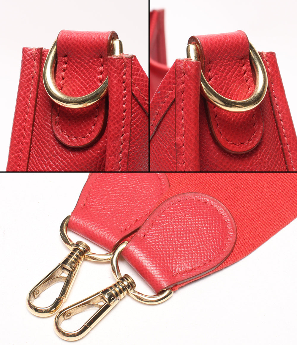 HERMES ショルダーバッグ 肩掛け 斜め掛け □A刻印 ゴールド金具 エブリン1 PM レディース メンズ エルメス