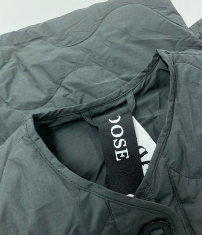 美品 カナダグース ノーカラーロングダウンジャケット アウター コート メンズ SIZE M CANADA GOOSE