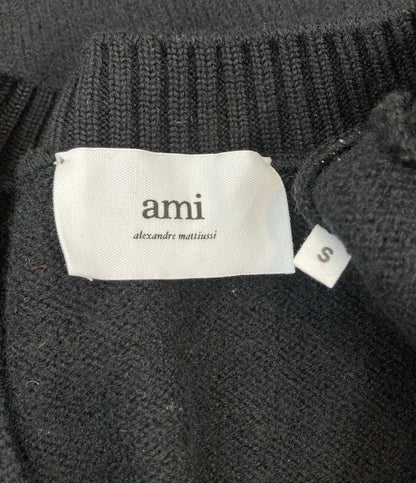 ami alexandre mattiussi ニットベスト ハートロゴ レディース SIZE S アミ アレクサンドル マテュッシ