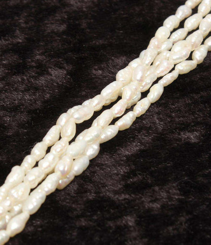 美品 5連ネックレス SV 淡水パール レディース