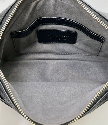 MOTHERHOUSE 2way ショルダーバッグ 斜め掛け クラッチバッグ リニア メンズ マザーハウス